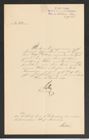 k.k. naturhistorisches Hofmuseum, Intendanzakten 1885-1896 (Hauer), Aktenzahl Z.90/1891, Seite 1